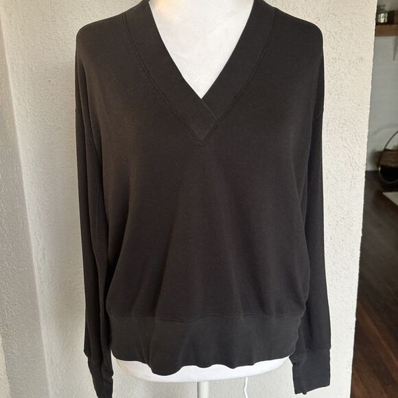 Rag & Bone V Neck Modal Oversized Sweatshirt Size XS - Picture 1 of 9